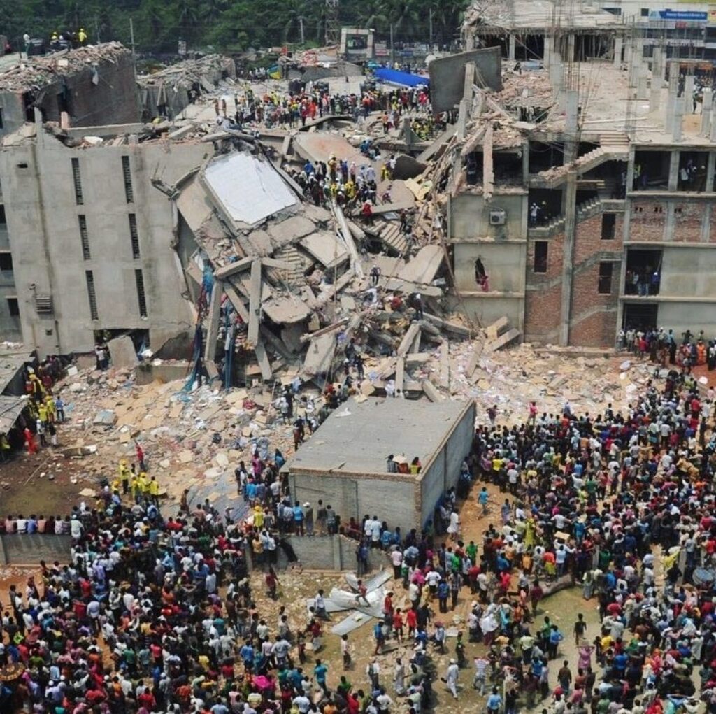 Repost from our partners @fairtradecertified:

Remembering Rana Plaza

On this day ten years ago in Bangladesh, the Rana Plaza factory building collapsed, killing at least 1,138 people and injuring thousands more.
Today, we remember the people who died i… instagr.am/p/Crcb1aUrGWF/