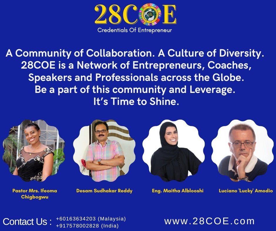 Gratianho's tweet photo. A Community of Collaboration. A Culture of Diversity.
#networking #success #culture #diversity #coach #speakers #professionnel #28coe #28credentialsofentrepreneur #28corevalues #28quotes #global28coesummit #network #leverage #brand #entrepreneur #neocs #28coedubai #business https://t.co/wMcXlaC52x