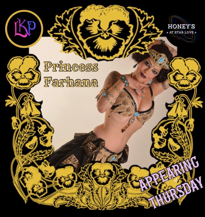 LustyKitten's tweet photo. The Rock n Roll witch, @PrincessFarhana will be gracing our stage for Wheel of Burlesque! https://t.co/JwJs3EnpDH