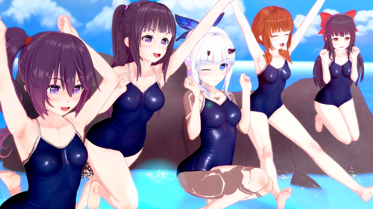 「二組の姉妹(+α) #コイカツ #コイカツ! #Koikatsu  」|ISUCA401@PSO2_ship2のイラスト