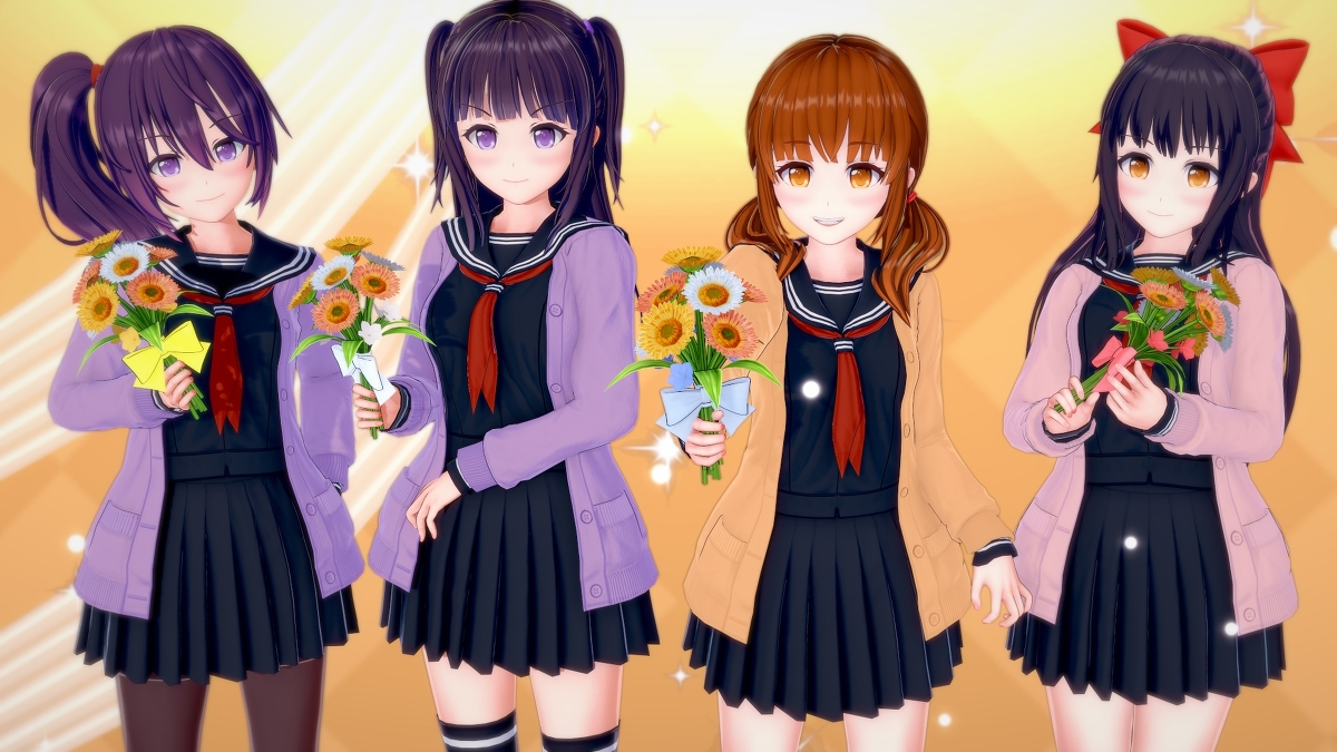 「二組の姉妹(+α) #コイカツ #コイカツ! #Koikatsu  」|ISUCA401@PSO2_ship2のイラスト