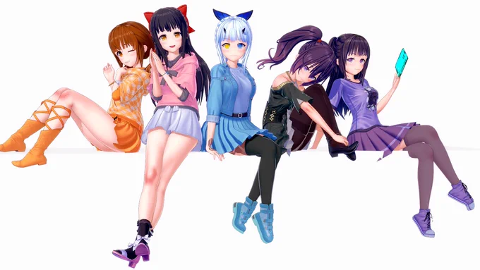 二組の姉妹(+α) #コイカツ #コイカツ! #Koikatsu  