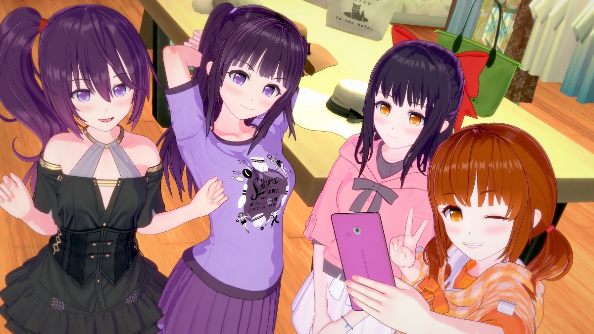 「二組の姉妹(+α) #コイカツ #コイカツ! #Koikatsu  」|ISUCA401@PSO2_ship2のイラスト