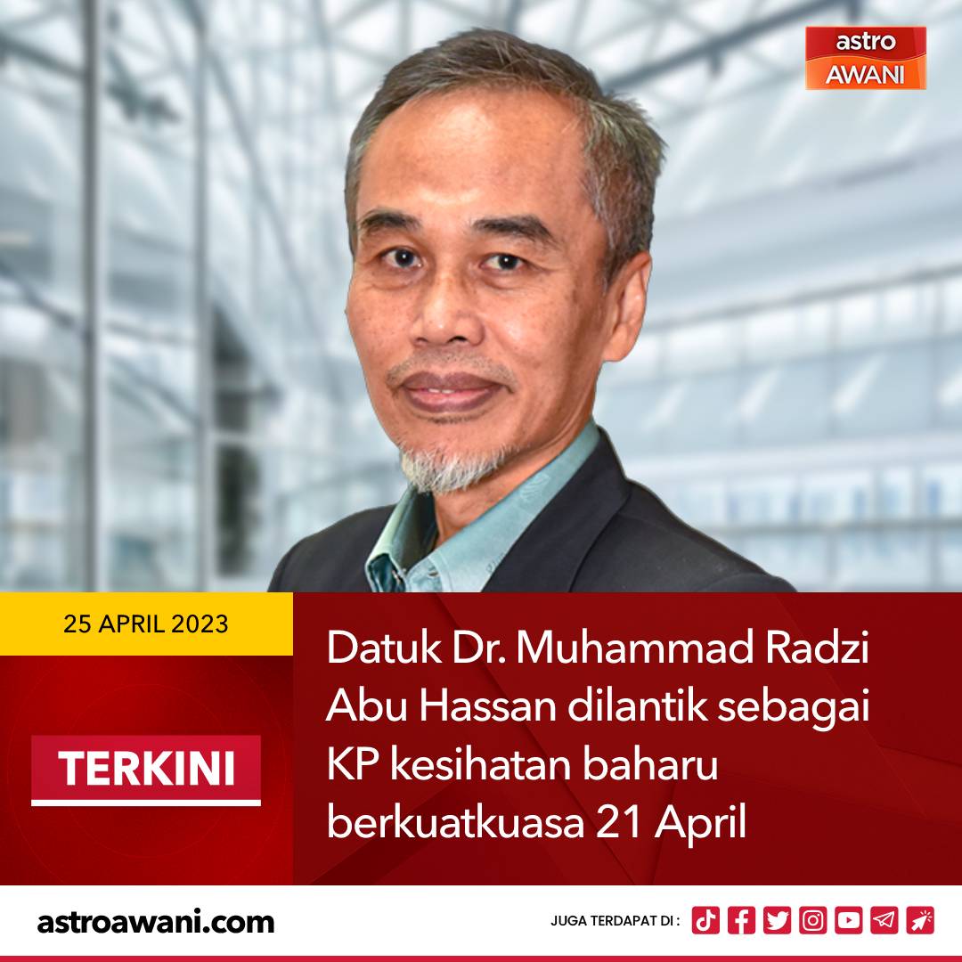 501Awani's tweet photo. Perkara tersebut diumum oleh Menteri Kesihatan, Dr. Zaliha Mustafa melalui kemas kini di laman Facebook Kementerian Kesihatan Malaysia (KKM) pada Selasa.

Ikuti berita terkini di https://t.co/HapRkhNisD
#AWANInews https://t.co/mUCfe3xOoq
