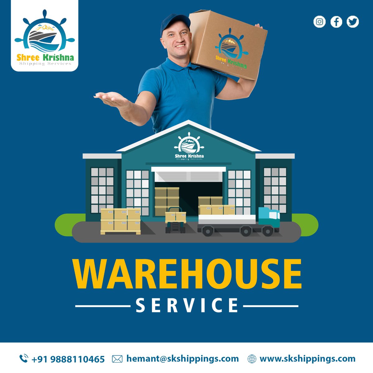 ShippingShree's tweet photo. Enjoy hassle-free wardrobe management with our comprehensive warehouse service.
https://t.co/5xEGVNXCKP
#ShreeKrishnaShippingServices #SKSS #india #logistics #freightforwarderinludhiana #supplychain #shipping #freight #logisticscompany #logisticsmanagement #delivery #business https://t.co/Yw0PjHkBbV