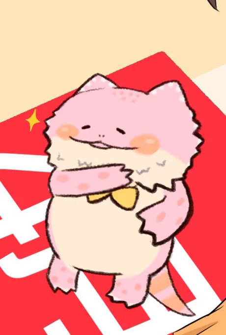 ここのげんちゃん描くために使うペンの種類にクレヨンを追加したり意外と可愛く描けたと思うの(๑•̀ㅁ•́๑)✧ 