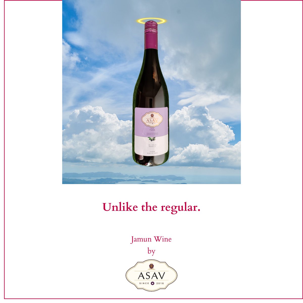 pedhapallykisha's tweet photo. If you’re in the mood for something that will surprise you, try out the Asav Jamun Wine. Made from Jamuns sourced from a single estate, it’s what you need to make your moments unlike you live them.  Available at a store near you. Stock up now!  #asav #jamunwine #asavwines #wine https://t.co/YV5pXr0iHi