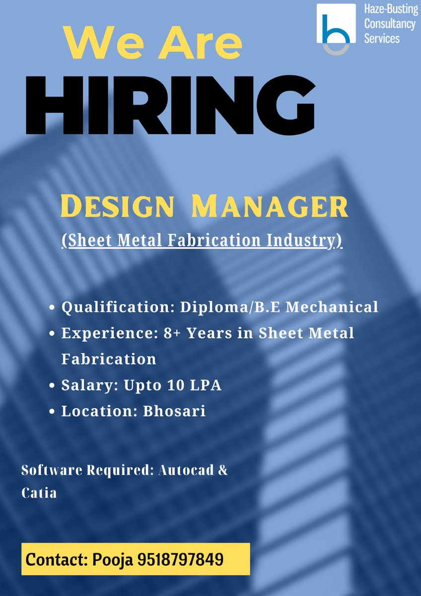 hazebusting's tweet photo. Contact: Pooja 9518797849
#jobs2023 #placements2023 #newjobs #currentopenings #jobvacancy2023 #jobalerts #jobadvertisement #jobposting #jobconsultancy #punejobs #jobvacanciesinpune #jobhunt #jobopenings #vacancy #jobseeker https://t.co/XscViszcx4