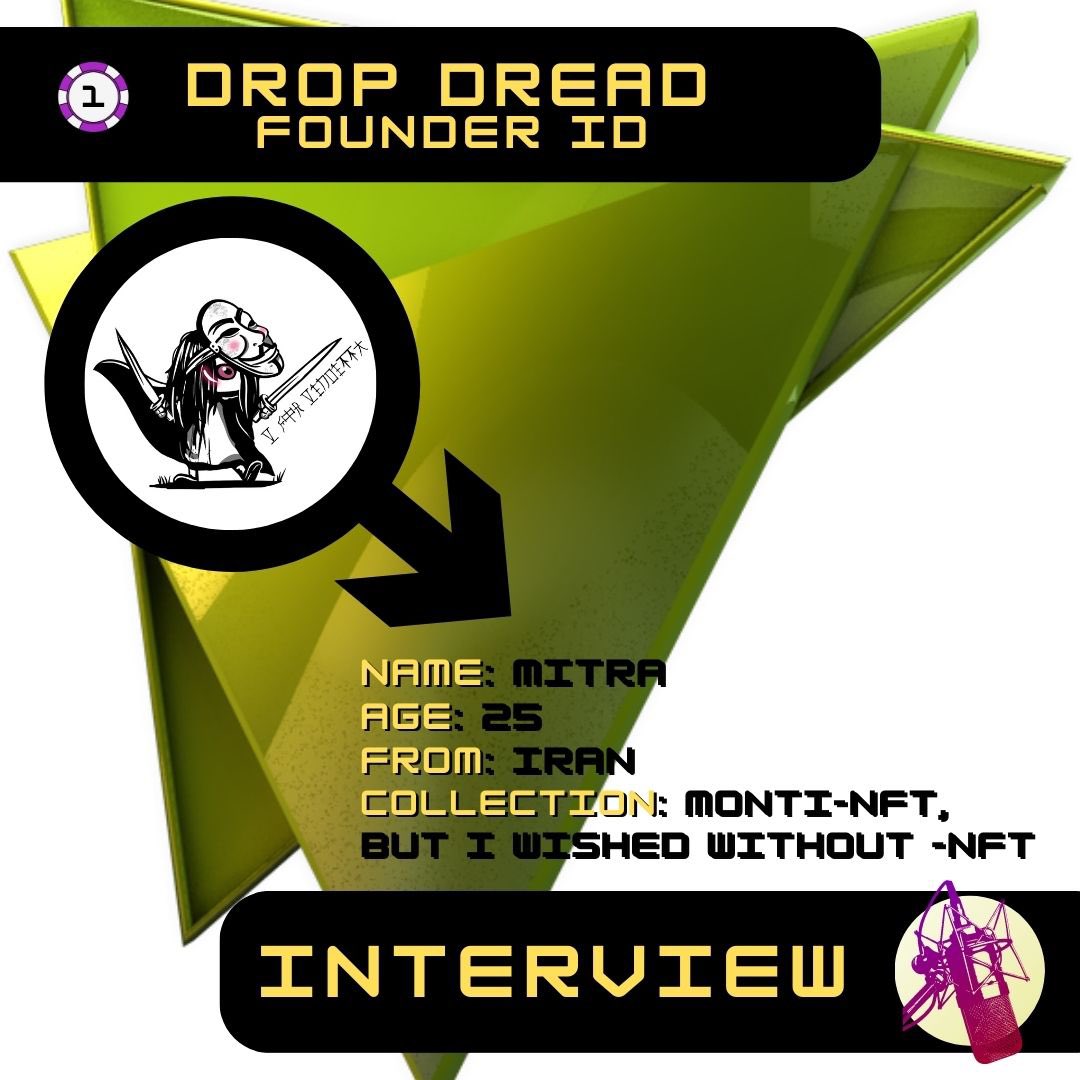 m_o_k_art's tweet photo. 💥 @mOntiNFTs 💥
➡️An interview to the #dropdread creator!
👑The Queen has been in the field since 2021.
🚀The theme she gave for this event is “NFT CHAT STICKERS”
➡️1 of the 17 nfts (0.007 weth) 
🎁pack in the unlockable content for WhatsApp and telegram!

Links in comment https://t.co/QvjqKo8t65