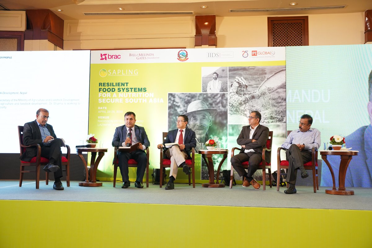 SAPLING_SA's tweet photo. "Can technologies for climate-smart agriculture and post-harvest loss reduction steer regional collaboration?"

Catch our power-packed panel unravel how a community of practice could ensure climate-smart, resilient food systems. 

#KathmanduDialogue https://t.co/CRuSiQ3IeG