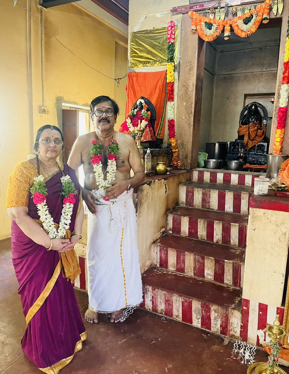 BUSHINDIA's tweet image. #sankarajayanthi
Shri AdhiShankara Shukla Panchami Pooja Sankalpam at Sivagangai Sri AdhiShankara Temple this morning.