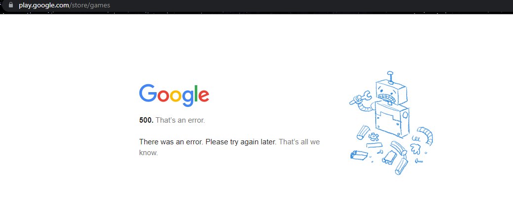 impraving's tweet photo. @Google @GoogleIndia @GooglePlay  why is the playstore down ?? https://t.co/t3I36sipgU