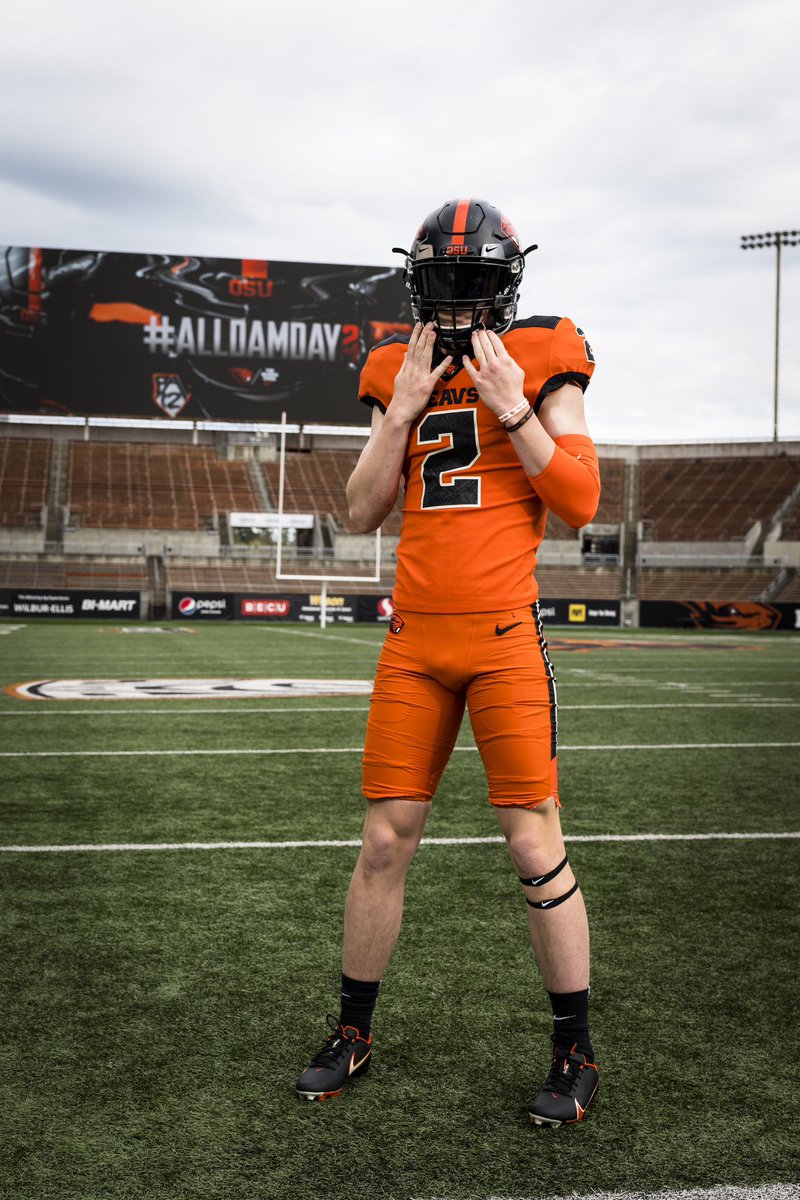 Had a great time in Corvalis visiting @BeaverFootball for their spring game on Saturday! Thanks @JakeCookus for the invite down and for the great conversation and hospitality all day. Thanks @AustinDArmond for setting the day up! Can’t wait to be back! #AllDamDay24