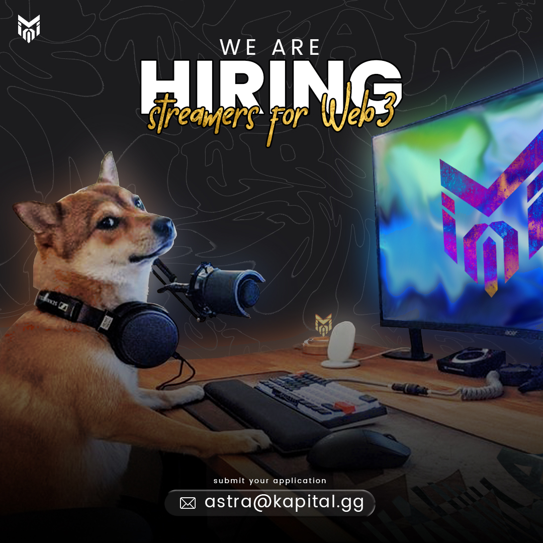 ValhallaGlobal's tweet photo. Join Our Team as a Web 3 Partner Streamer💻🎙️

We are seeking experienced and passionate partner streamers to help us grow our Web 3 community. If you have a deep understanding of Web 3 and the Metaverse, we want to hear from you!👀
Apply now!✨❤️ https://t.co/eUpvEaoBkW