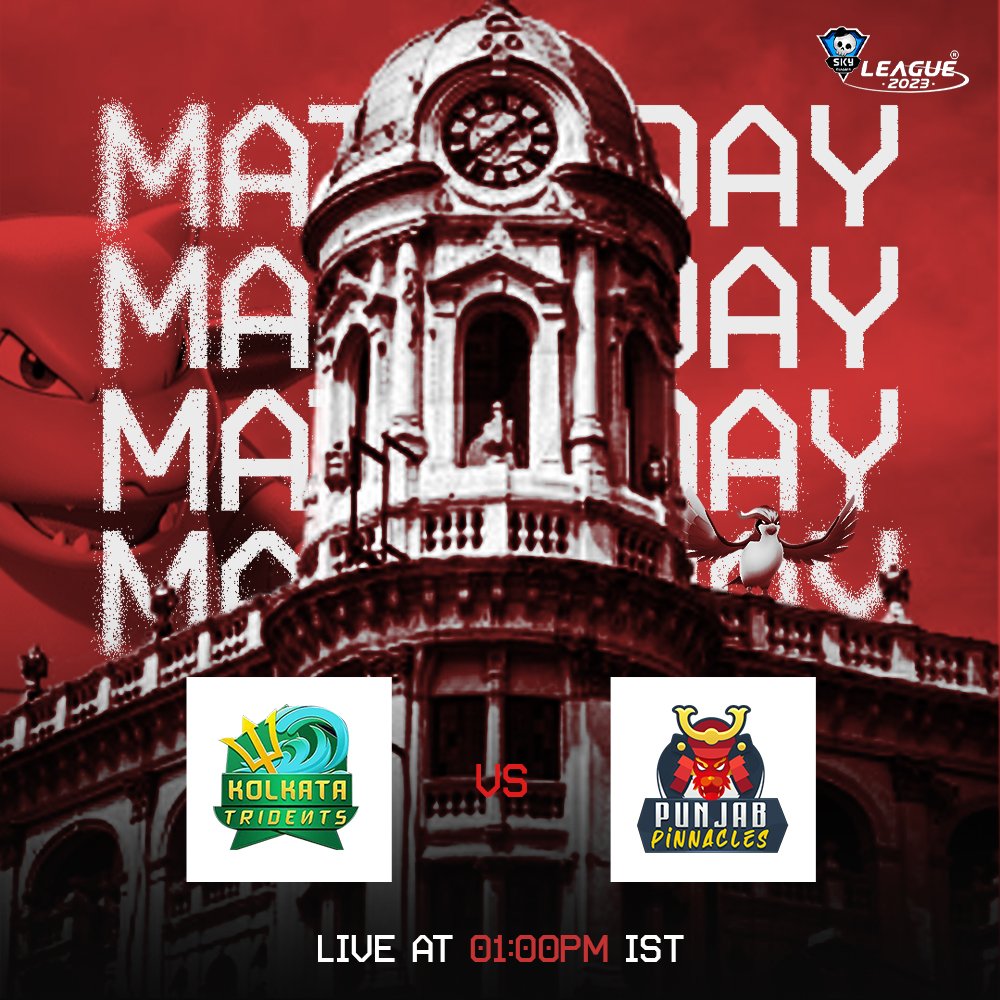 The first match of ours in <a href="/skyesportsindia/">Pradhyum</a> League 2023 is against Punjab Pinnacles at 1pm .
Our Rippers are ready to Rip'em today. 
আমরা তৈরি আপনারা আছেন তো!!

#Trulyripem #Truerippers #Kolkatatridents