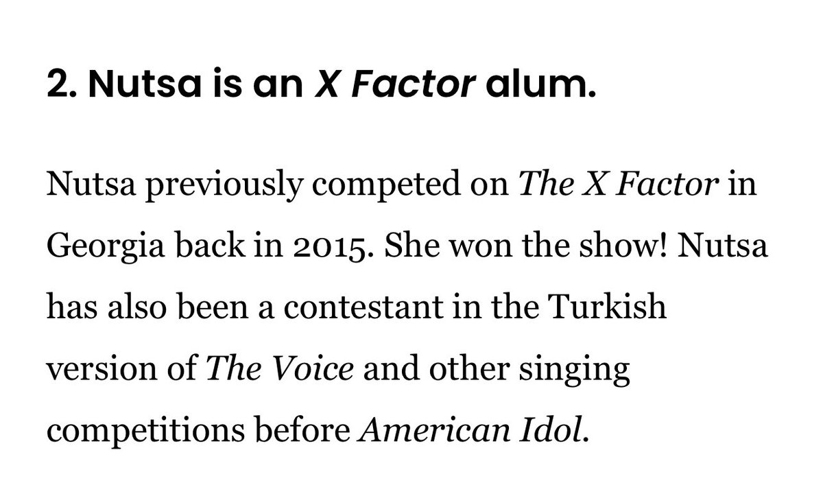 amandaactuallyY's tweet photo. Nutsa is violating all the rules!!  #AmericanIdol https://t.co/n2z98OTAqD