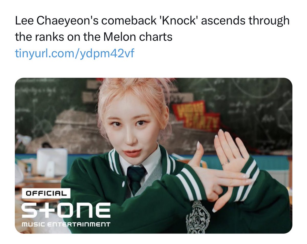 notpannchoa on Twitter "[ notpannchoa ] Lee Chaeyeon's comeback 'Knock