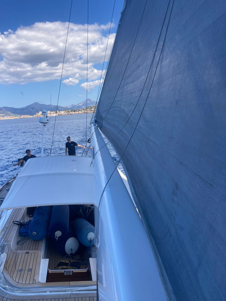 RSBRigging's tweet photo. What a day! Russ was out on the water with Nautors Swan performance yacht, Umiko. Great day sailing with this Swan80 and her crew.
#nautorsswan #swanyachts #umiko #sailing #performancesailing #yacht #sailingyacht #yachtrigging https://t.co/YIBbr9VqH9