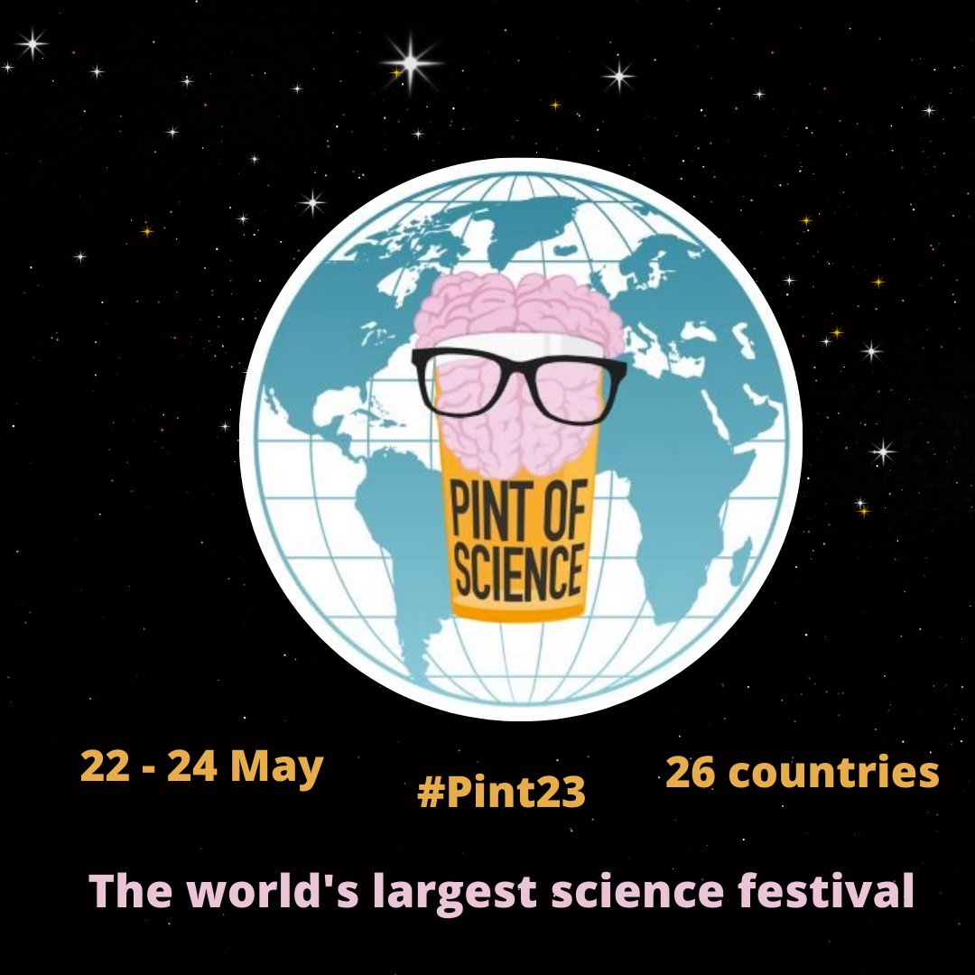 pintofscienceNL's tweet photo. Pint of Science doesn't just take place in NL, but in 26 countries wordwide - on the same 3 days in May! 
Read this Nature article about co-founder Praveen Paul and how she started the world's largest science festival 
@pintsworld 

#Pint23 #scicomm https://t.co/gNaGEkC3i1
