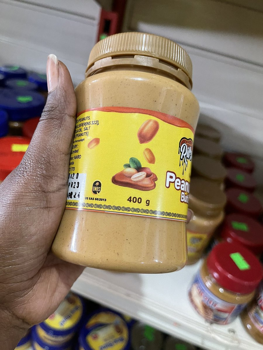 NShaidat's tweet photo. Good morning dear tweeps, we have restocked your favorite peanut butter again, #Rilspeanutbutter is fully certified by UNBS and can now be found anywhere around Kampala at a low cost https://t.co/2xWEi6TQWc