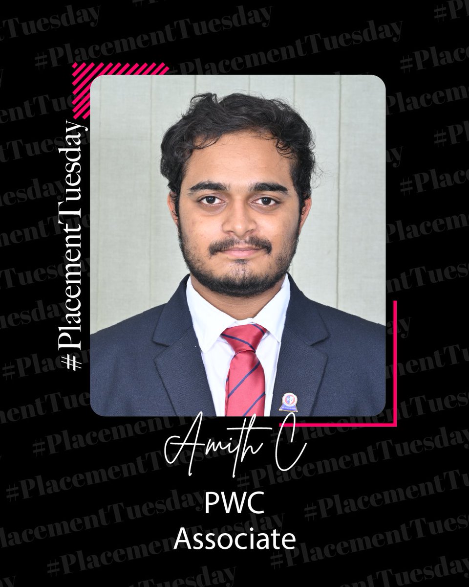 RVIM_Official's tweet photo. We are thrilled to see our students begin their journey as industry pioneers with @PwC_IN. From #RVIM, we congratulate them for their success and wish them the best in all future endeavours.
#PlacementTuesday #CollegePlacements #NewCareer #CareerOpportunities #Placement https://t.co/U8mZpeMzOY