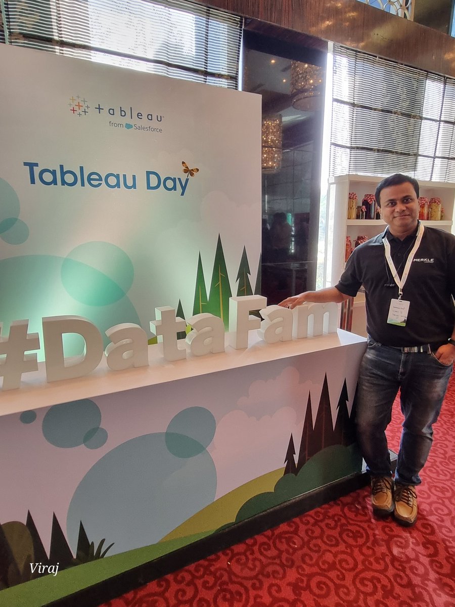 dataTasteMaker's tweet photo. So excited to meet #datafam at
#TableauDay in #Mumbai missing you @jotigautam @ashishyoungy https://t.co/IkQCtw67a1