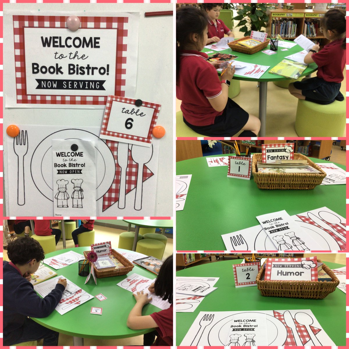 tracysmith08's tweet photo. G3 practice #booktasting, recording initial thoughts, and explore some new genre and book choices then they normally head to when visiting the library. Time to top up the baskets before the next class comes.
#booklovers #reading #pyplibrary https://t.co/qmyhwYVyO6