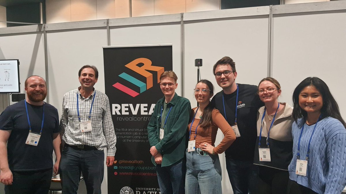 HCI_Bath's tweet photo. We had an awesome time during yesterday's demo session at #CHI2023 🥳 Thank you to everyone who came, your energy and curiosity made it a blast! 🚀 We're pumped to do it again today so if you missed out, don't worry, there's still time... Come and join us during the breaks🤩 https://t.co/vsc7iXKhc1