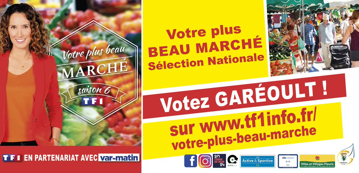 #Var Garéoult 
Le plus beau marché
tv83.info/2023/04/25/gar…
<a href="/villedeGareoult/">Ville de Garéoult</a>