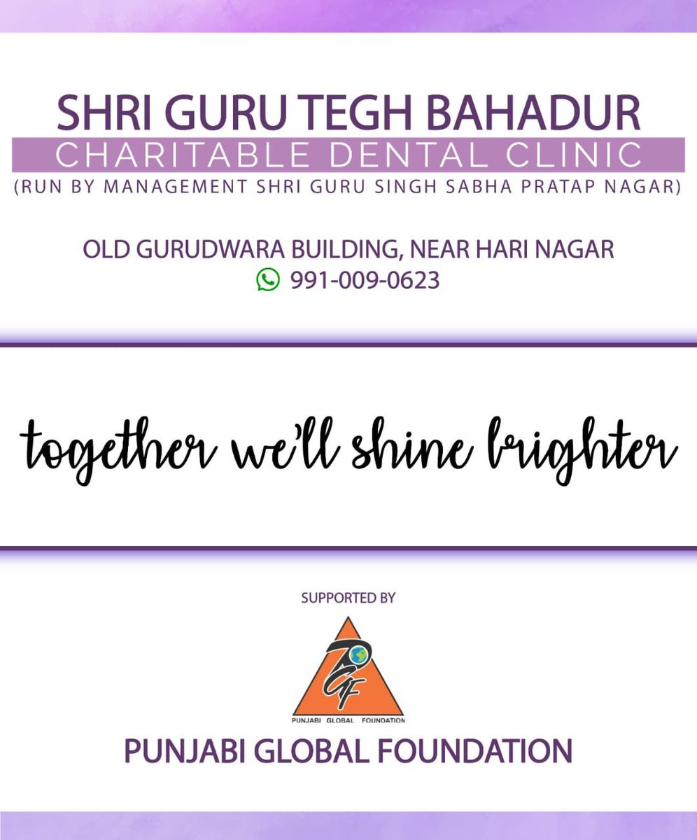 GurpreetKChadha's tweet photo. Our @NgoPGF is supporting this Dental Camp in delhi. You can avail the benefits. Spread the word. https://t.co/NvWoraJjBb