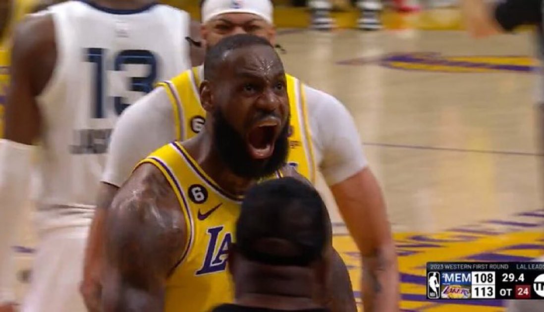 22 points. 20 rebounds. Year 20.

Acknowledge him. 🐐