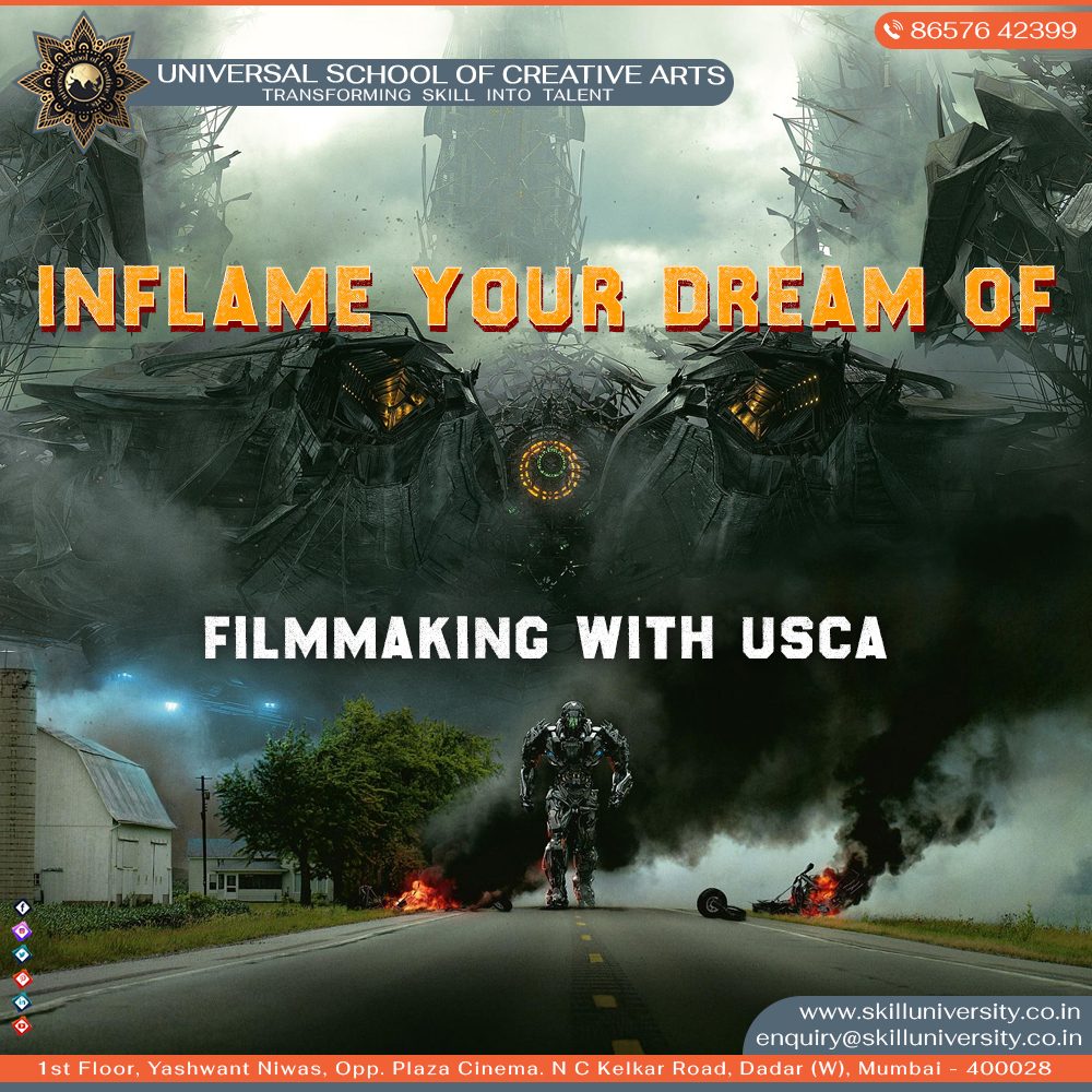 usca_college's tweet photo. You are just a step behind to pursue your dream career of film making. All you need to do is Enrol yourself and get ready to be a professional film maker.
#filmmaking #filmmakingcourse #animationinstitute #designer #artist #illustration #digitalart #graphicdesign https://t.co/UUszTAxD0D