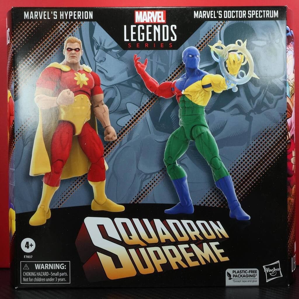 MCUcollector24's tweet photo. Hasbro Marvel Legends Series 2-Pack
Squadron Supreme
HYPERION & DOCTOR SPECTRUM
Fan Channel Exclusive
Ordered from @toysnowman 🇨🇦
#Hasbro #Marvel #SquadronSupreme #Hyperion #DoctorSpectrum #MarvelLegends https://t.co/YKClkaAar1 https://t.co/TQucdoXbku