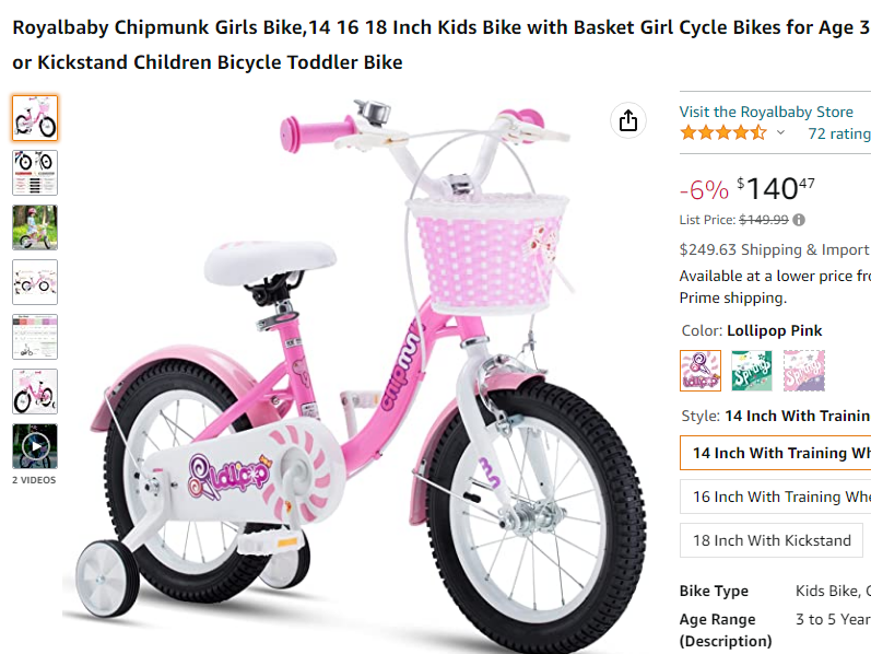 AnasFarming's tweet photo. Royalbaby Chipmunk Girls Bike,14 Inch Kids Bike with Basket Girl Cycle Bikes for Age 3-5 Years https://t.co/r8Qjt3HyaS via @amazon
#JimmyButler
#Bucks
#WWERaw
#Giannis
#Roman
#Leafs
#Tucker
#Beasley
#TroyBrown
#Jrue
#Makar
#Lonnie
#Dennis
#Packers
#Kilmeade
#Rodgers https://t.co/pMRtgJRve2