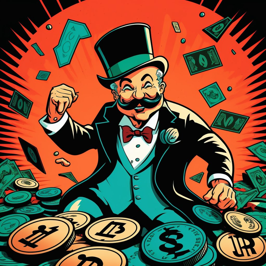 ponzicoineth's tweet photo. Do you want to be like Rich Uncle Pennybags?

Then don't fade $PONZI https://t.co/BJzrKe6Rvo