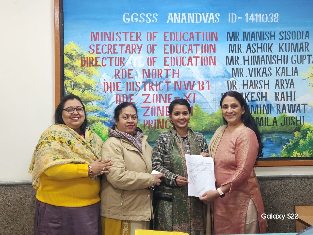 hos1411038's tweet photo. We are so much proud to welcome our alumna as our colleague 
Ms.Neha joined Team Anandwas as TGT (English)  in 2022.
Sharing memories of same place after 15 years .
A great motivation   for all students .
@gupta_iitdelhi 
@Dir_Education 
@PbpandeyB
 @monicasharma_MT https://t.co/yRqTvl59a6