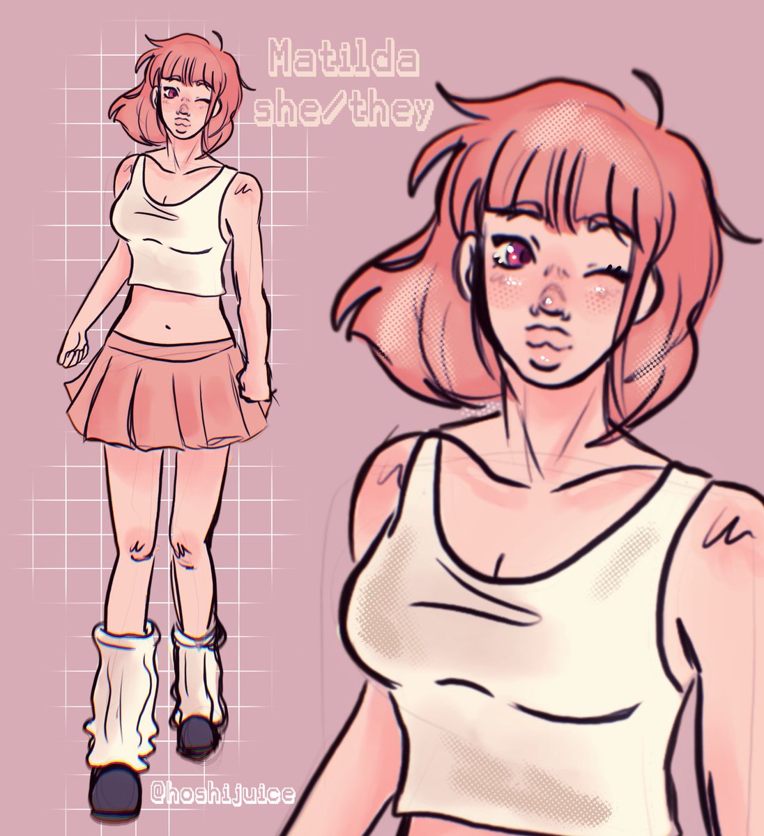hoshijuice's tweet photo. Matilda !! missed drawing her #ocart #character #art #cute https://t.co/EUCHe15dB5