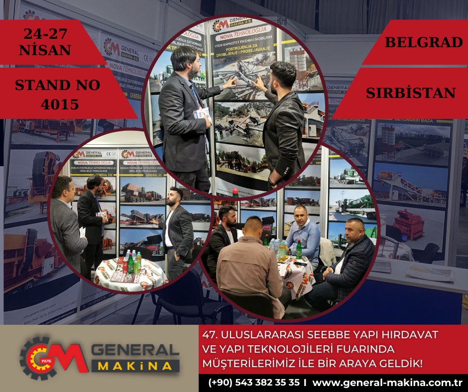MobilKonkasor35's tweet photo. Sırbistan'daki 47. Uluslararası Seebbe Yapı ve Yapı Teknolojileri Fuarında, Müşterilerimiz ile bir araya geldik!
@GENERALMAKNA
#seebbe #belgrad #fuardayız #sırbistan #constructionfair #turkey #mining #company https://t.co/VsW1wpZZNI