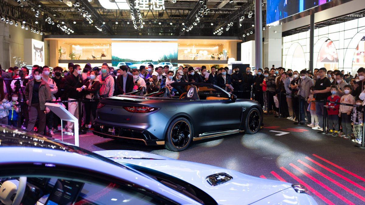 MotorsUniland's tweet image. Neta, a new Chinese vehicle brand, presented its new Neta GT, which is positioned as the most affordable sports car. The handsome styling and price is suitable for young people. #netagt #neta #ev #gt #shanghaiautoshow2023