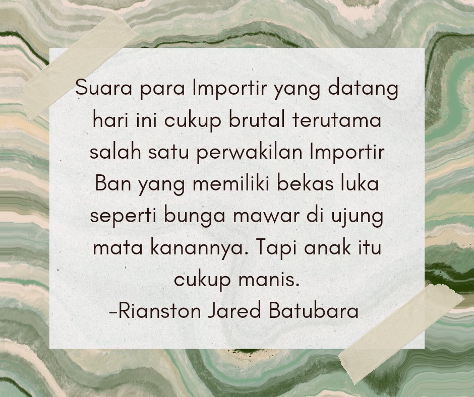 junstories's tweet photo. [Three Little Words]
Jaeyong lokal au

-- Kisah seorang budak korporat biasa yang anti dengan instantsi pemerintahan namun justru diluluhkan oleh seorang Direktur Impor Kementrian Perdagangan Luar Negeri.

© Junstories 2023 https://t.co/DJE4PB9Ohh