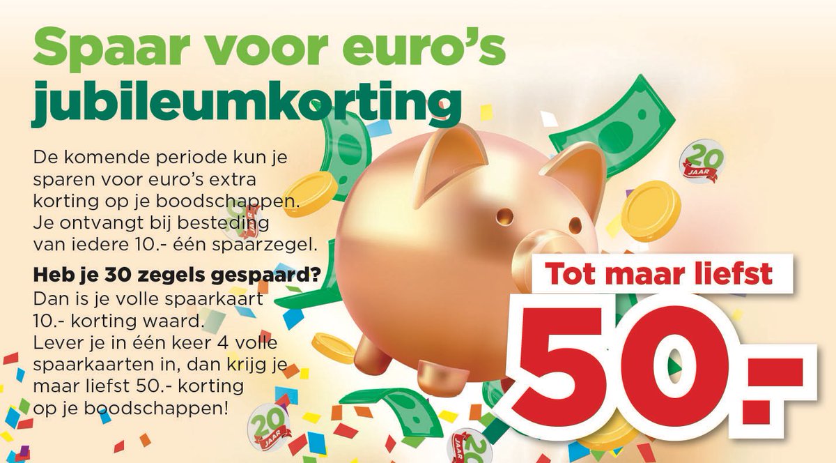 AdrianusKleppe's tweet photo. @PLUSsupermarkt Teeuw geeft MEER; jubileumkorting tot wel 50 EURO‼️ https://t.co/QUua08RymU