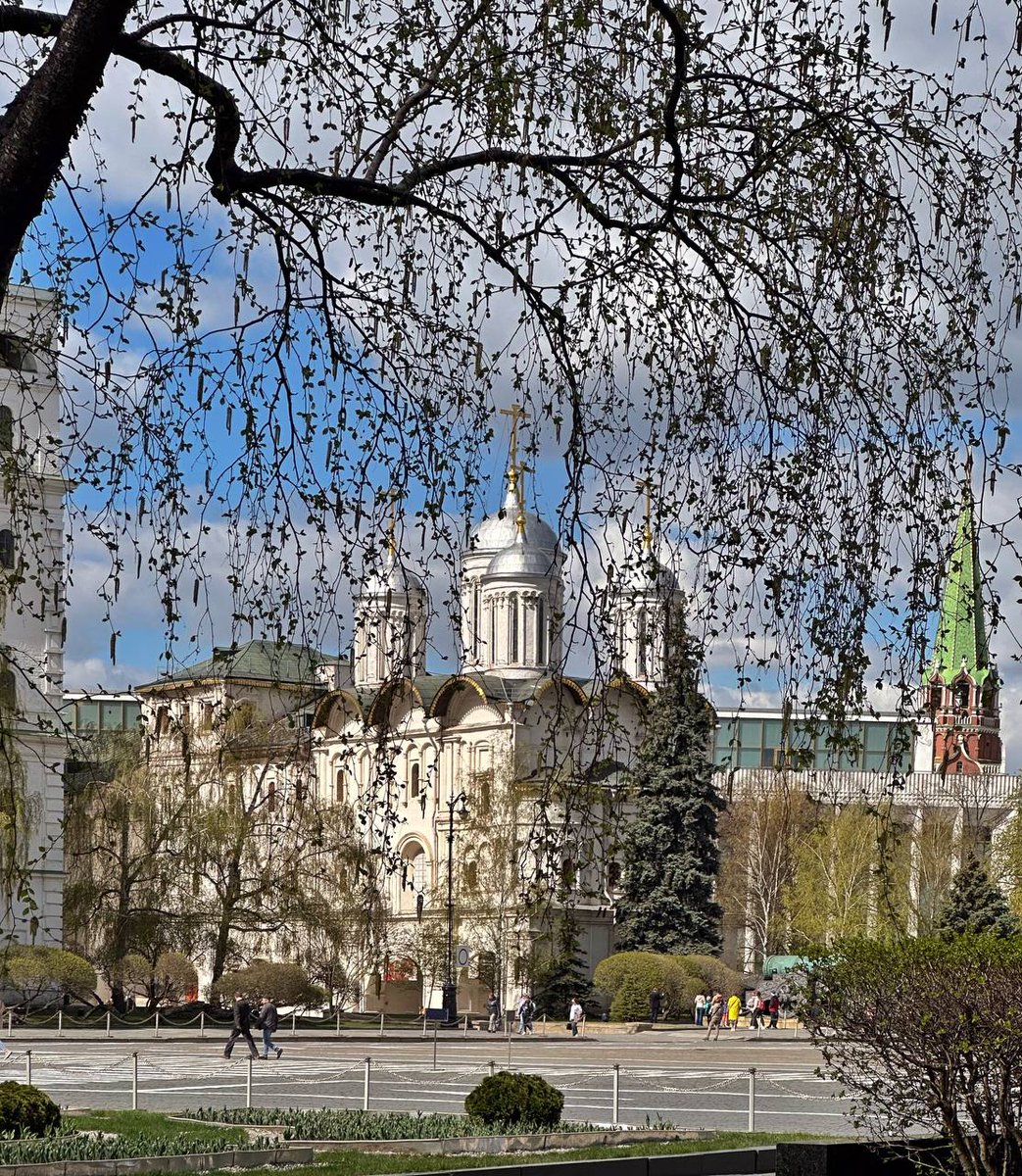 moskvago's tweet photo. Доброе утро, Москва! Сегодня +20, солнечно.

Весенний пейзаж Кремля от https://t.co/Vch9npwzjQ https://t.co/6Z6LDlr62j
