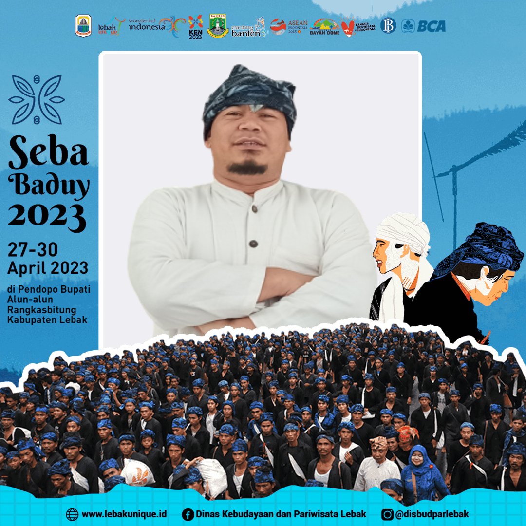 mamettlc's tweet photo. man-teman, ayo datang dan ramaikan acara SEBA BADUY tahun ini, pastinya diselenggarakan pada tanggal 27 - 30 April 2023 di Pendopo Kabupaten Lebak dan Alun-alun Rangkasbitung.

acara ini cuma setahun sekali loh... https://t.co/ASnv54Zk8b