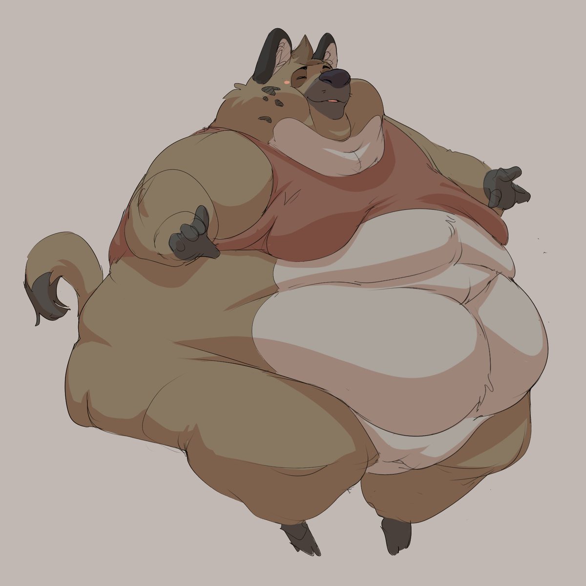 knuddel_mouse's tweet photo. Hyena... https://t.co/ExougF9JcD