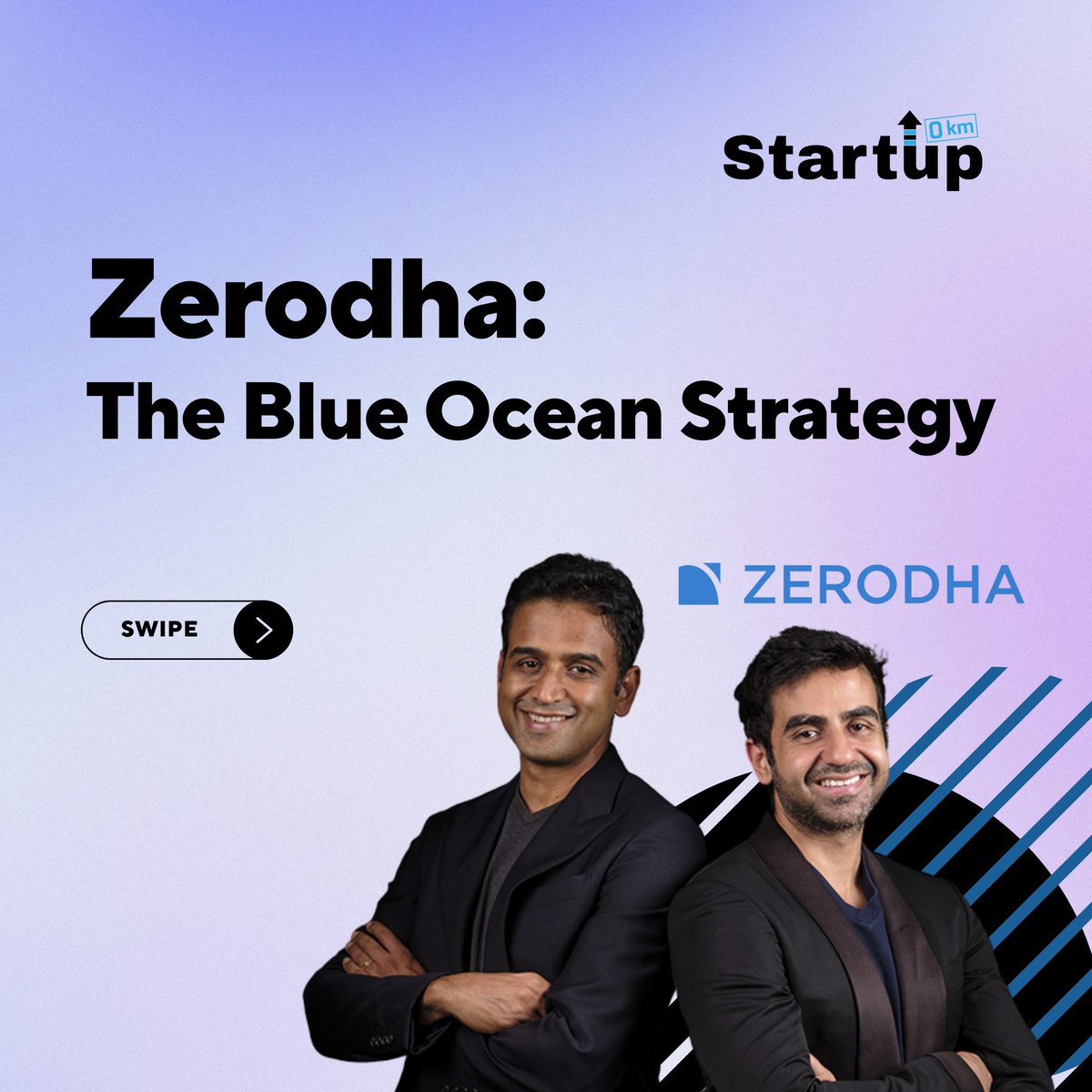 Startup0KM's tweet photo. Check out this inspiring case study of @zerodha, a startup that disrupted the Indian stock brokerage industry and is now a leader. 

Learn how they did it! Comment what did you learn from it.

Post Link  https://t.co/0gNOjjih2u 

#startup0km #startup #disruption #zerodha https://t.co/QEFqbKcuCZ