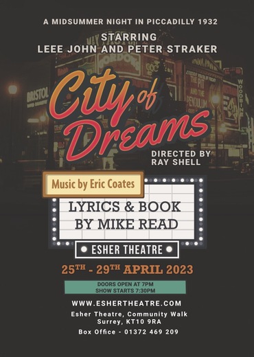 MikeReadUK's tweet image. 'City of Dreams' opening night @EsherTheatre 
“You gotta have a dream. If you don’t have a dream, how you gonna have a dream come true?”– Oscar Hammerstein II
An inspiration collaborating with Eric Coates 'The King of Light Classical Music.' Great cast, production team &amp;amp; theatre