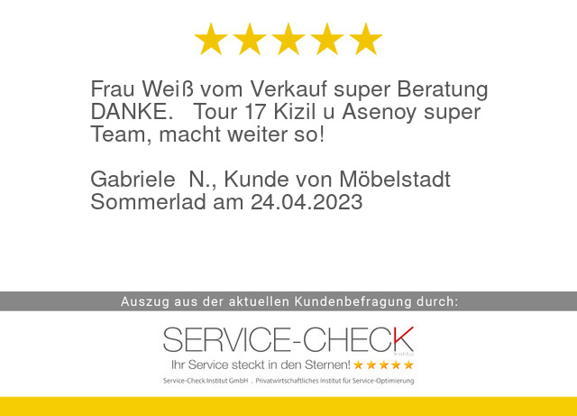 serviceinstitut's tweet image. Aus aktueller #servicecheck #Kundenbefragung von #MoebelstadtSommerlad:
service-check.com/bewertungen/ku…