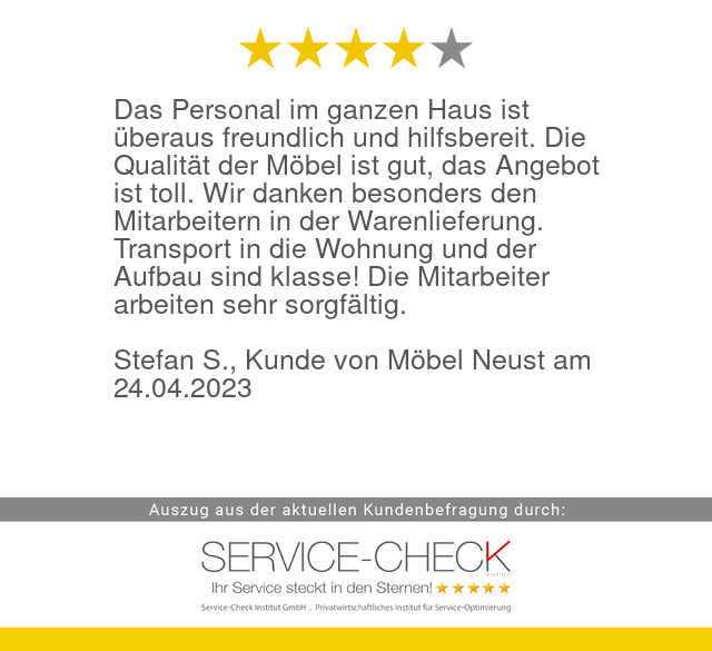 serviceinstitut's tweet image. Aus aktueller #servicecheck #Kundenbefragung von #MoebelNeust:
service-check.com/bewertungen/ku…