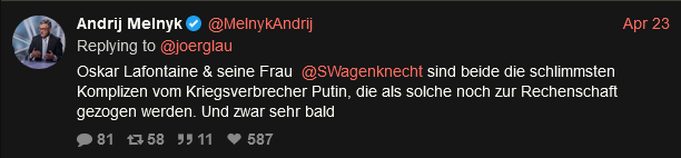Oliver141269's tweet photo. Geht das nicht langsam aber sicher etwas zu weit?
Von wem werden sie sehr bald zur Rechenschaft gezogen?
In meinen Augen werden hier Bürger eines Landes von einem fremden Staat bedroht. https://t.co/6Xnq8wAFzZ