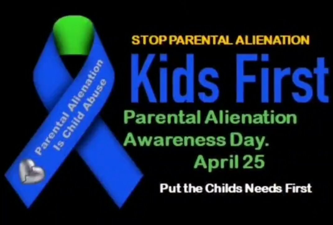 25th April #ParentalAlienationAwarenessDay

Stop #ParentalAlienation ⛔⛔⛔
Stop #ParentalAlienationAwarenessDay 🚫🚫🚫
#ParentalAlienationOfFathers⛔⛔⛔
Stop #childabuse 🚫🚫🚫
Stop #GenderBiasedLaws ❌❌❌
Spread #parentalalienationawareness
Support #sharedParenting✅✅